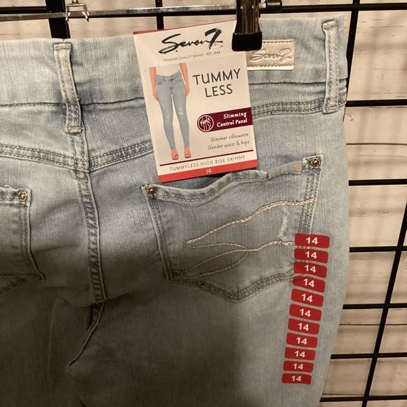 Tummy Less High Rise Skinny Jean B221 - Picture 2 of 3